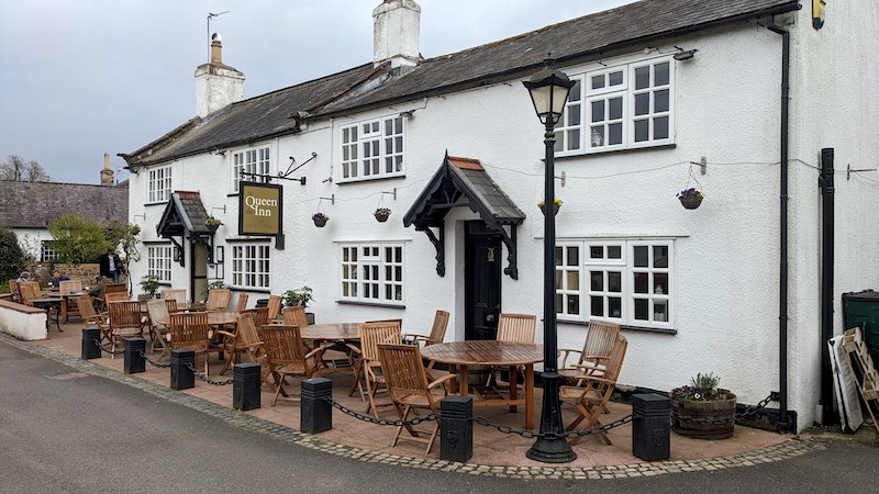 Exterior photo of the Queen Inn, Great Corby, Nr Carlisle