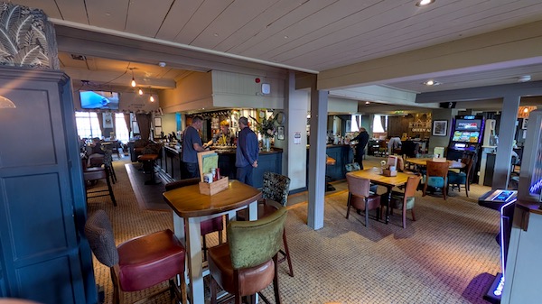 Interior photo of the Queen Adelaide, near Epsom