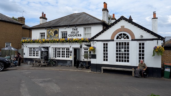 Exterior photo of the Jolly Coopers, Epsom