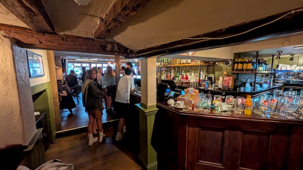 Interior photo of the Marquis of Granby, Epsom