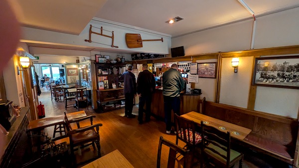 Interior photo of the Malt Shovel, Dartford